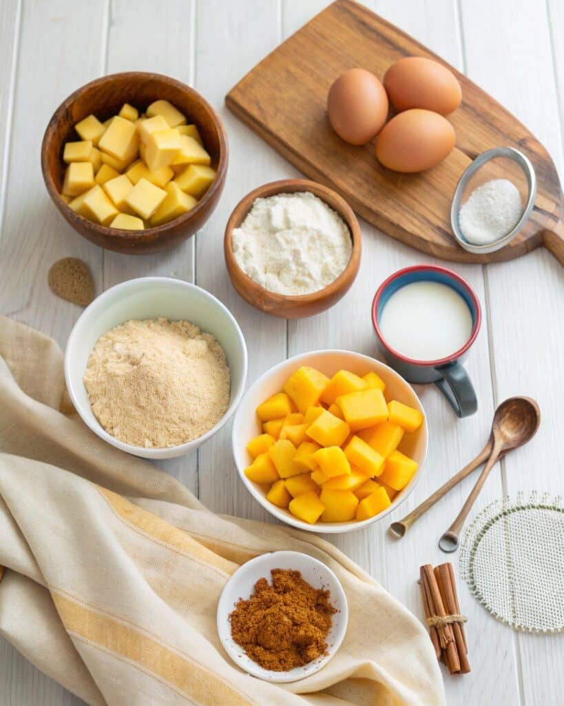 Mango Bread Recipe – A Simple Slice of Sunshine 6 Fresh ingredients for mango bread recipe