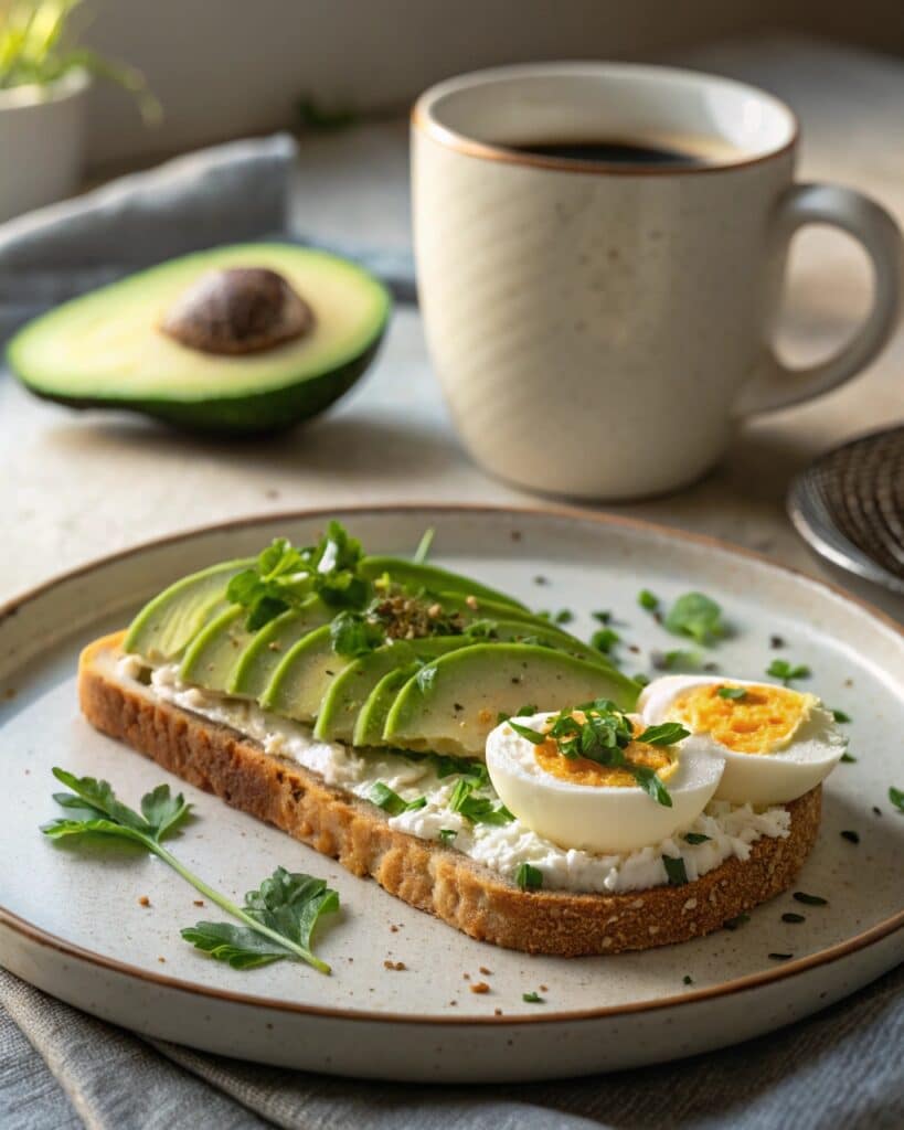 Keto Cottage Cheese Bread – Low-Carb, High-Protein & Amazingly Fluffy 11 a slice of toasted keto cottage cheese bread on a