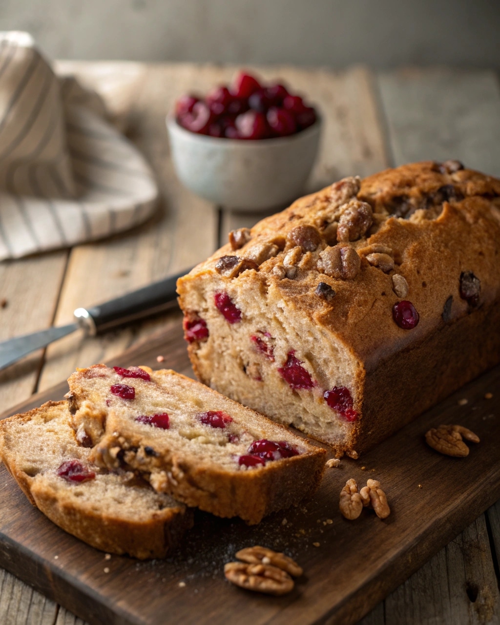 Cranberry Walnut Bread Recipe – The Best Moist and Flavorful Guide Ever 5 cranberry walnut bread recipe close-up