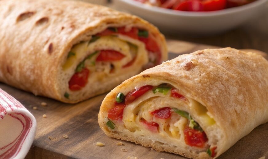 Garbage Bread Recipe That Turns Leftovers Into a Melty, Cheesy Dream 1 garbage bread recipe golden loaf sliced open