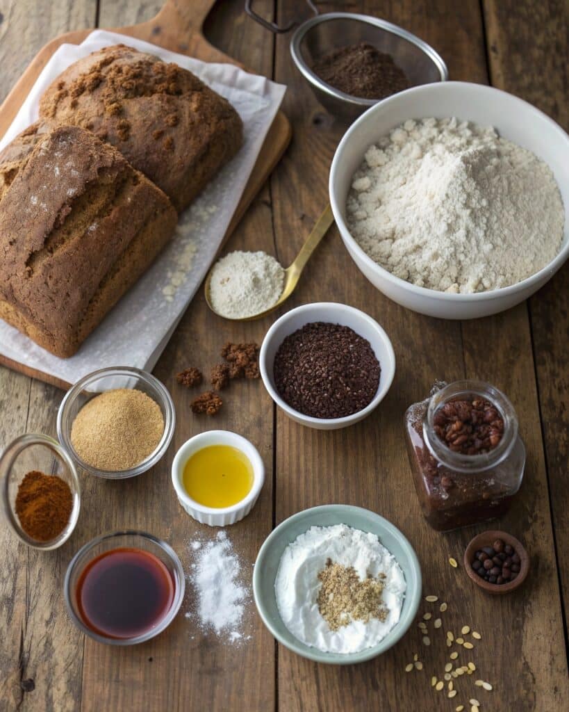 Homemade Marble Rye Bread Recipe That’s Worth Every Slic 6 marble rye bread recipe ingredients cocoa molasses
