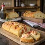 Crawfish Bread Recipe: How to Make This Southern Favorite at Home 9 crawfish bread recipe sliced with cheesy filling