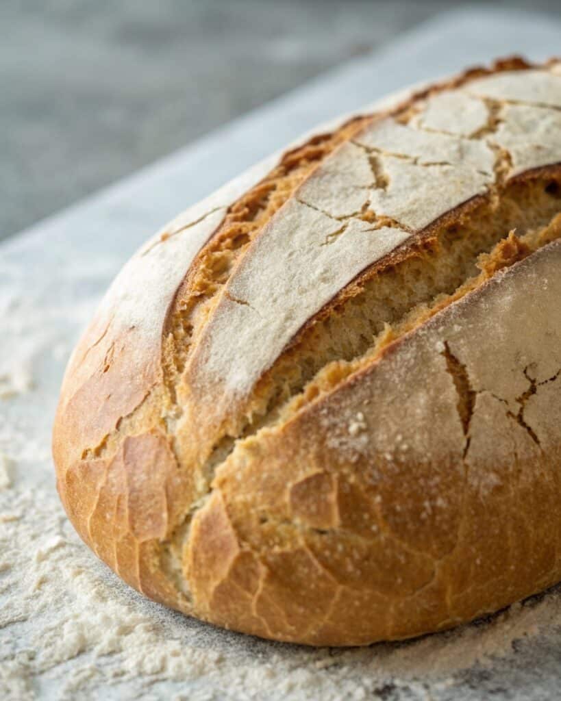 Why Does My Bread Crack? Understanding Crust Problems 7 a loaf with cracks along the sides due to improper