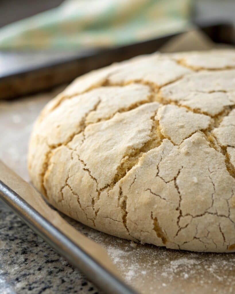 Why Does My Bread Crack? Understanding Crust Problems 8 a stiff low hydration dough loaf with noticeable c