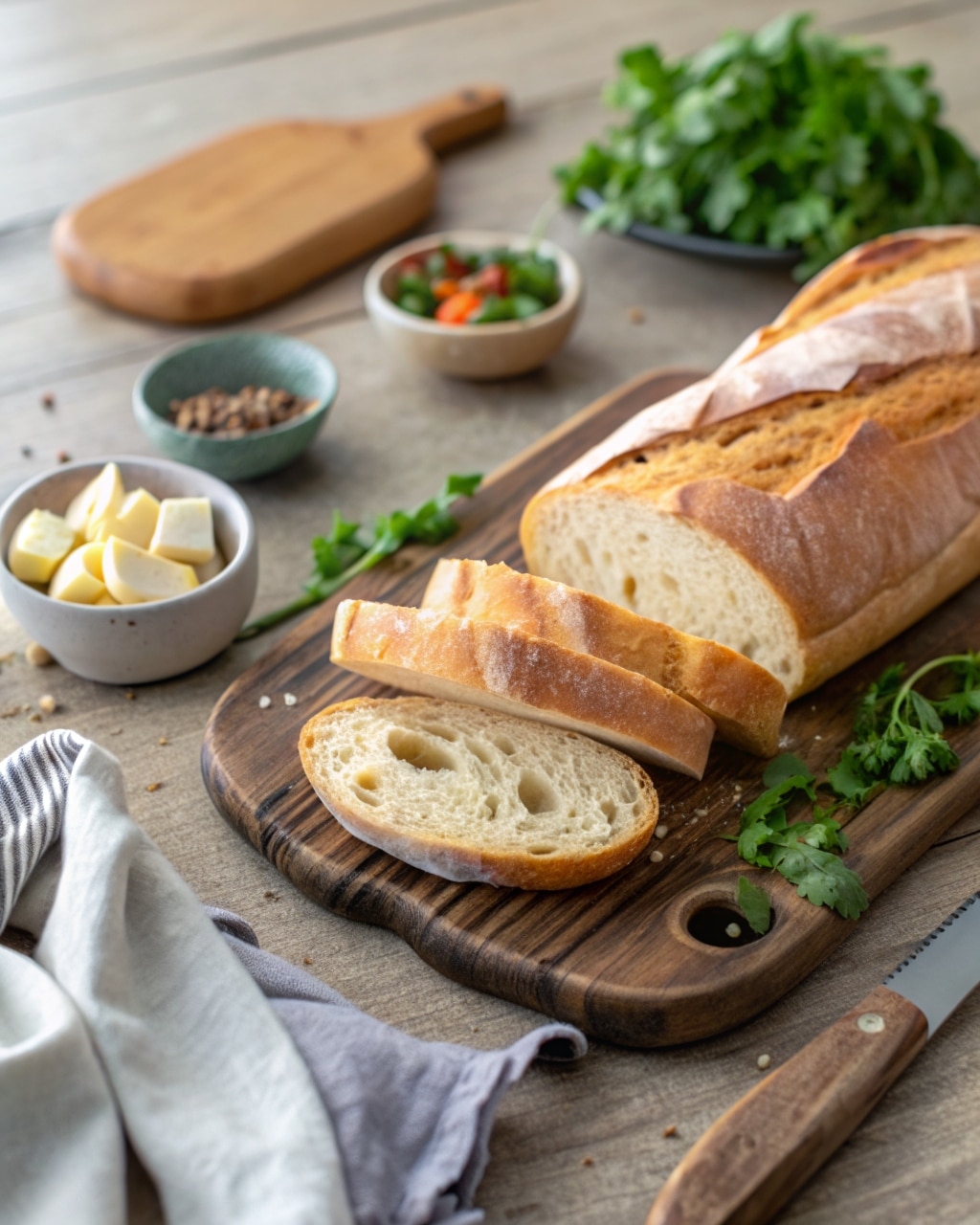 crusty Italian bread recipe loaf