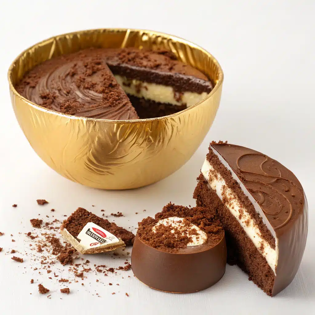 Kinder Chocolate Cake Bowl