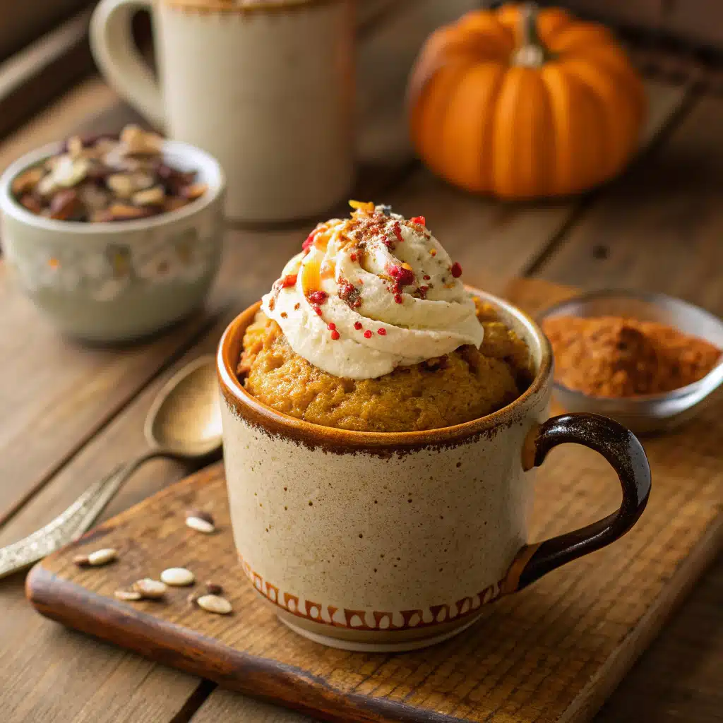 Mug Pumpkin Spice Cake