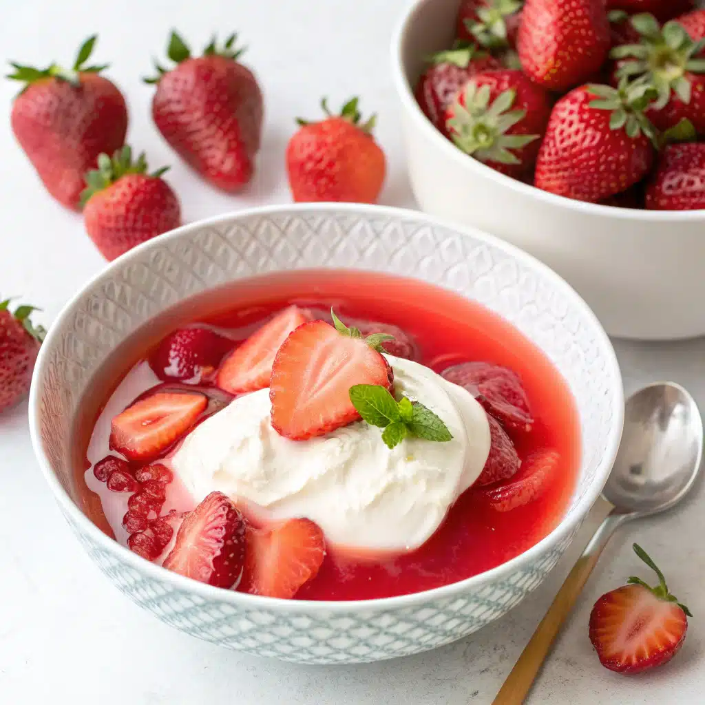 Easy Strawberry Greek Yogurt Jello Recipe