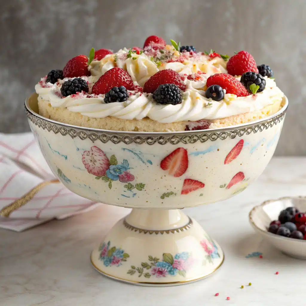 Heavenly Dessert Cake Bowl