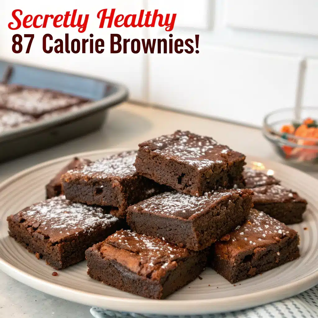 Secretly Healthy 87 Calorie Brownies!