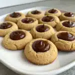 Chocolate Hazelnut Thumbprint Cookies