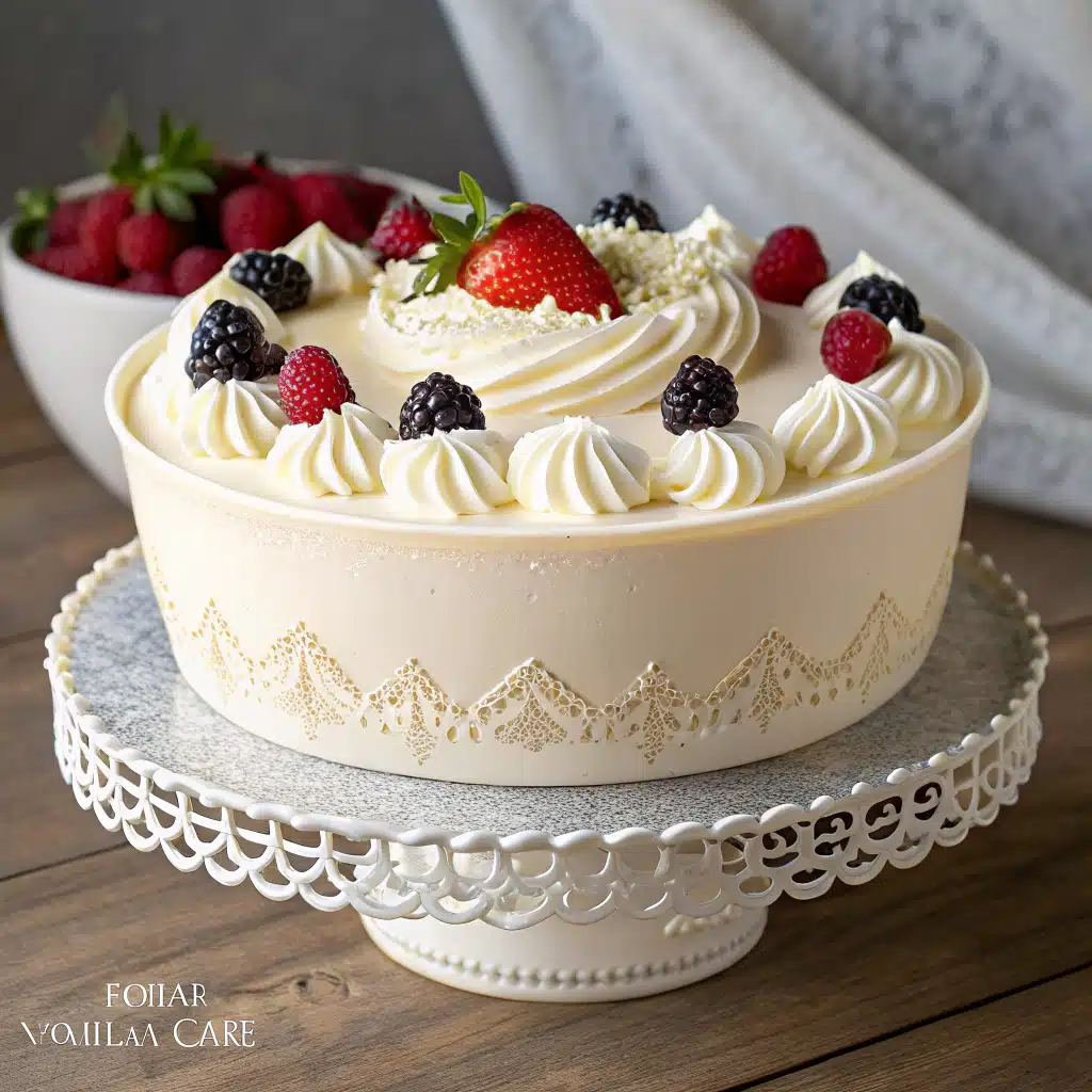 Royal Vanilla Cake Bowl