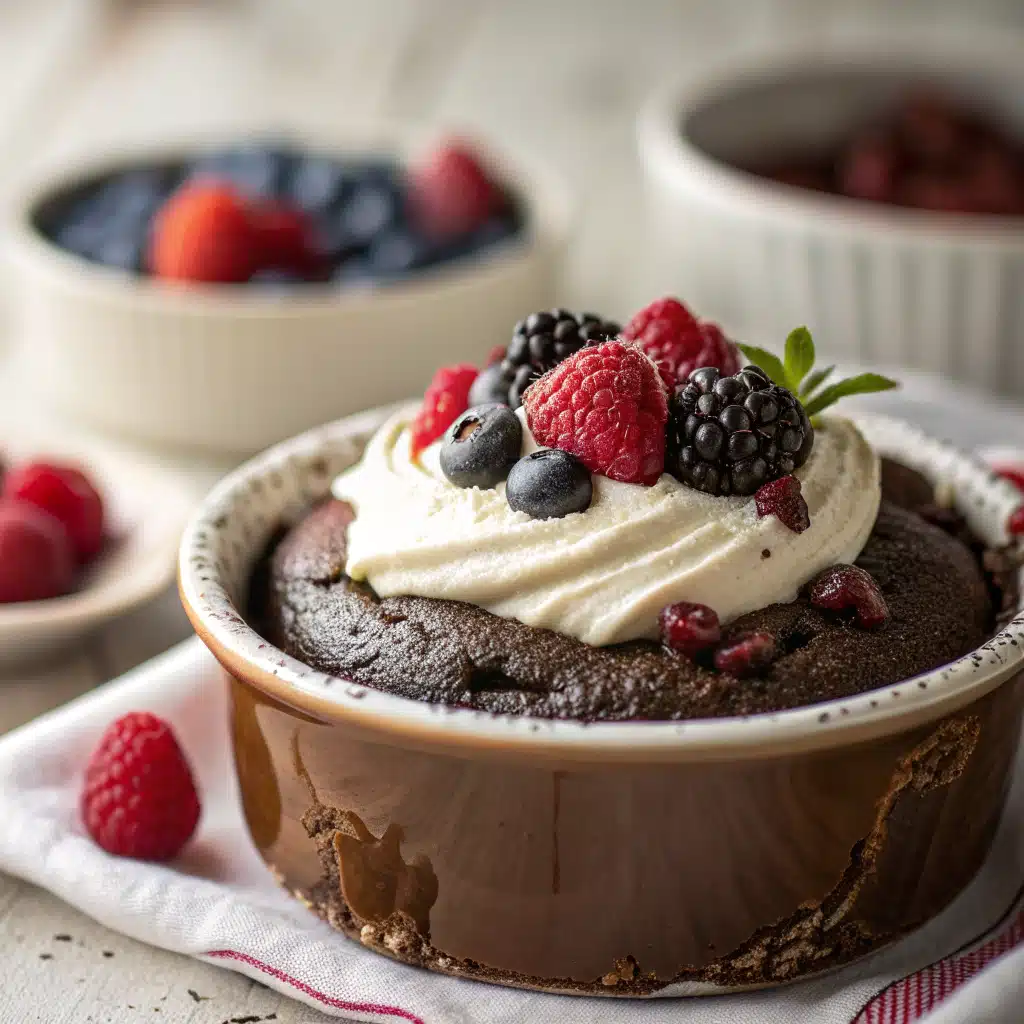 Dreamy Chocolate Cake Bowl