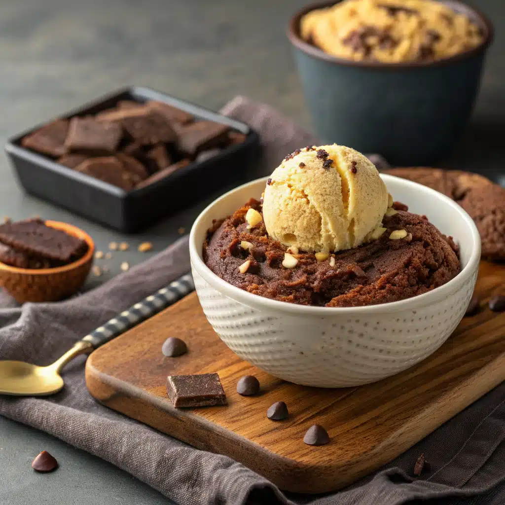 Cottage Cheese Brownie Batter (high protein)