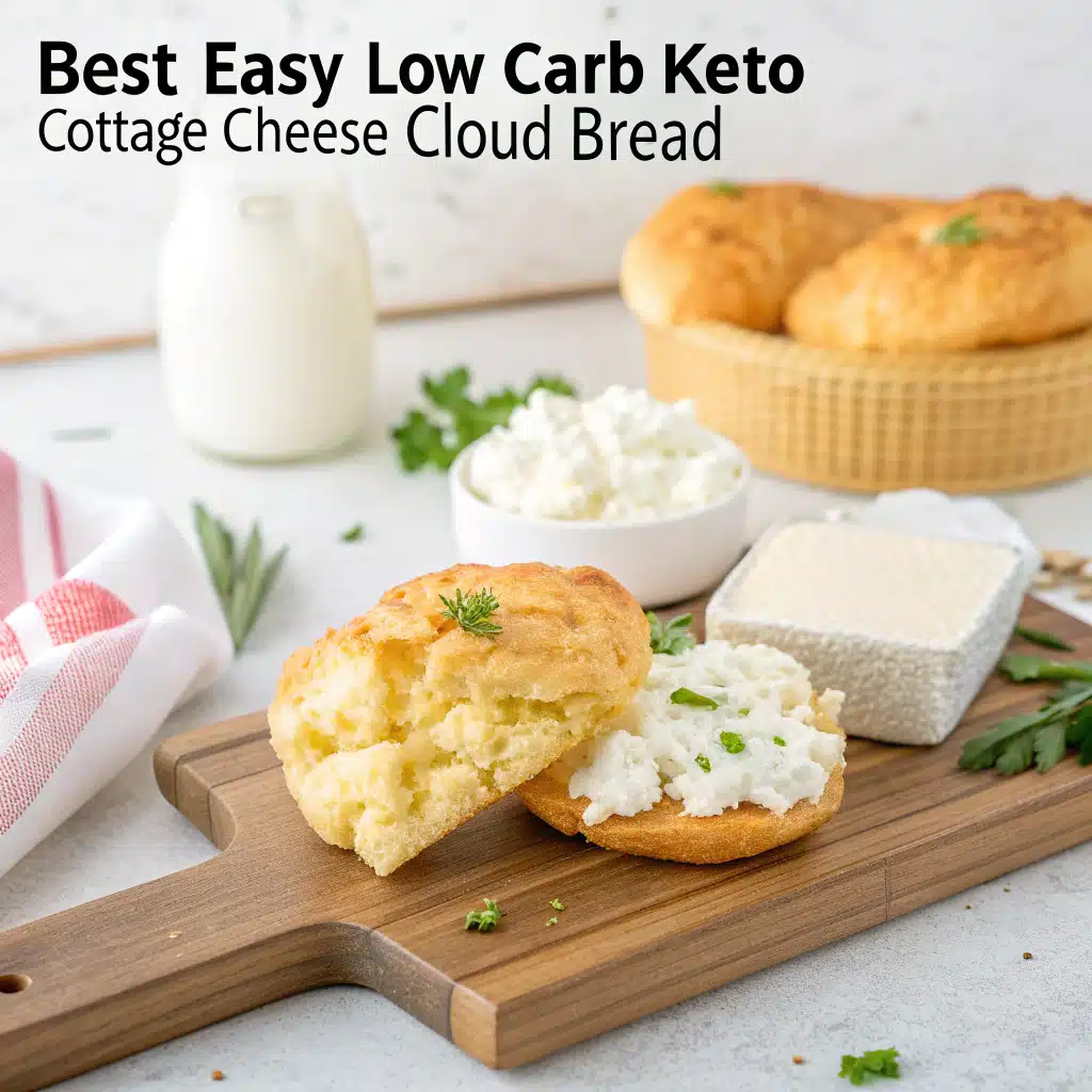 Best Easy Low Carb Keto Cottage Cheese Cloud Bread