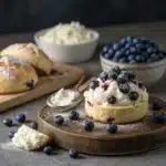 Cottage Cheese Blueberry Cloud Bread