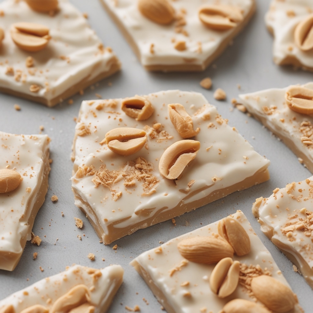 Creamy Peanut Butter Yogurt Bark