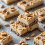 Peanut Butter Frozen Yogurt Bars