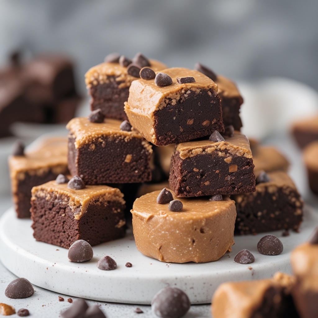 No-Bake Cottage Cheese Brownie Batter Protein Bites