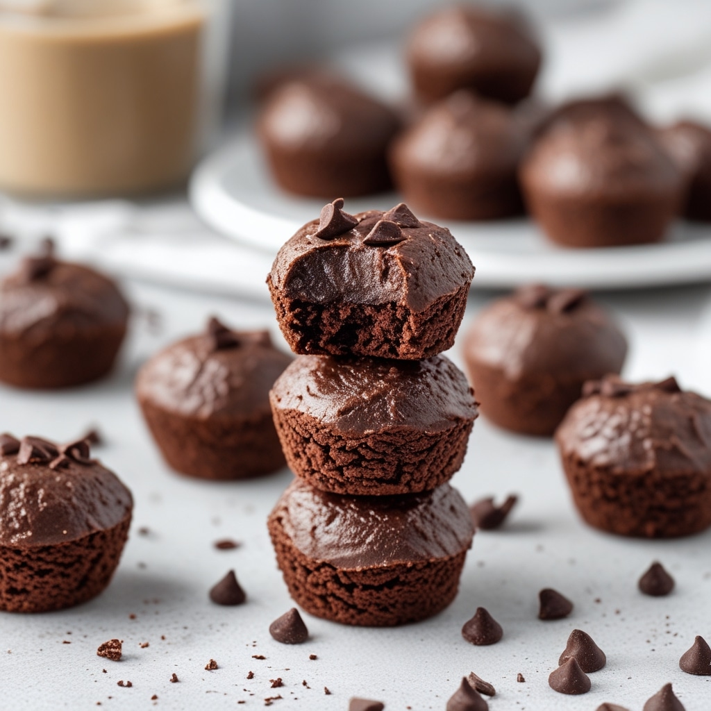 No-Bake Cottage Cheese Brownie Batter Protein Bites