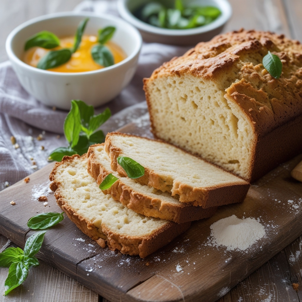 Flourless Cottage Cheese Bread (5 Ingredients)