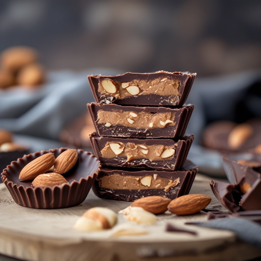 Keto Chocolate Almond Butter Cups
