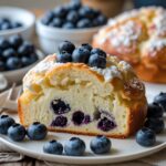 Blueberry Fluffy Cottage Cheese Cloud Bread