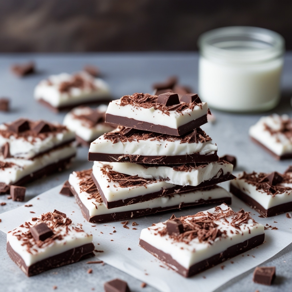 Keto Chocolate Coconut Yogurt Bark