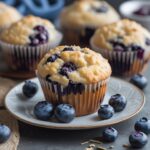 COTTAGE CHEESE BLUEBERRY MUFFINS