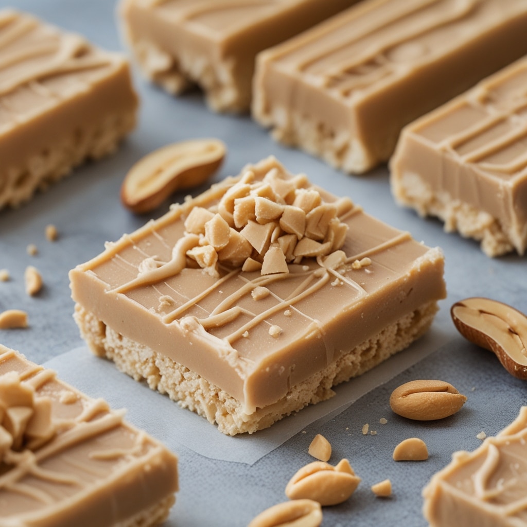 Peanut Butter Frozen Yogurt Bars