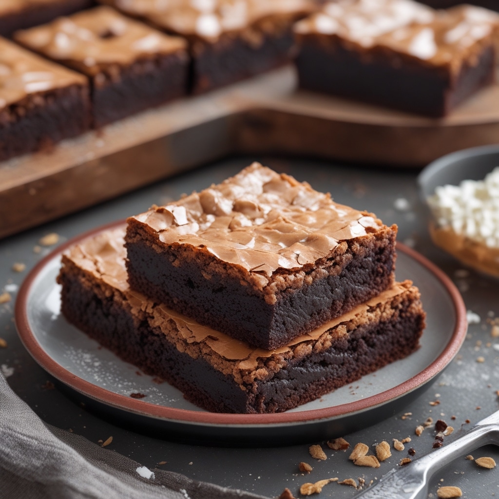 FUDGY Cottage Cheese Brownies