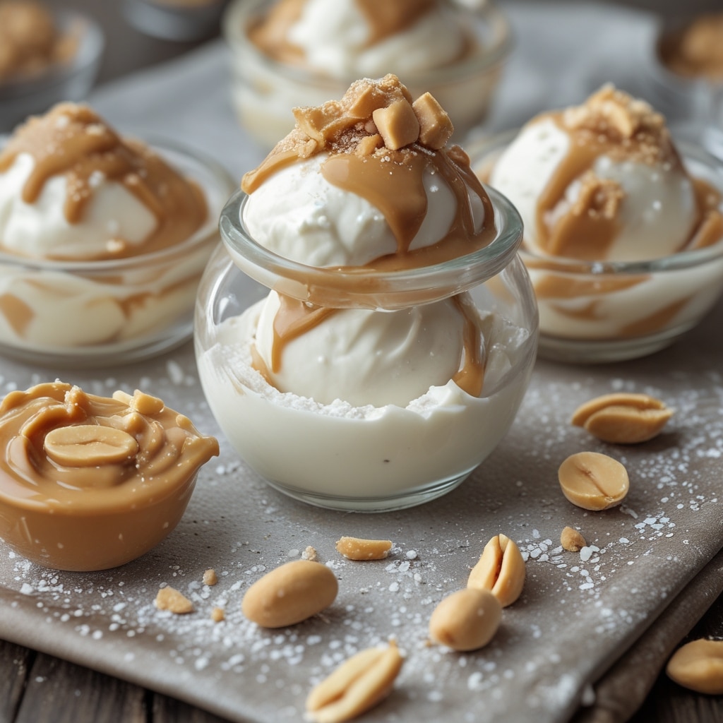High Protein Frozen Peanut Butter Greek Yogurt Bites