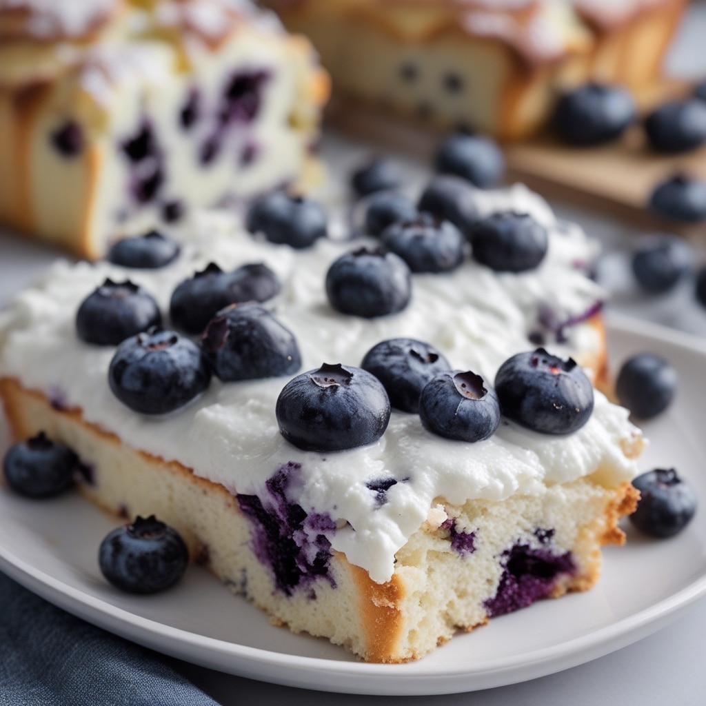 Blueberry Fluffy Cottage Cheese Cloud Bread