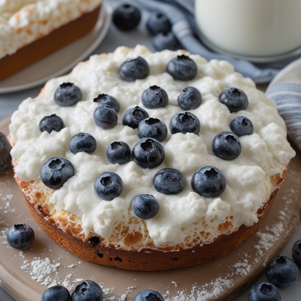 Cottage Cheese Blueberry Cloud Bread