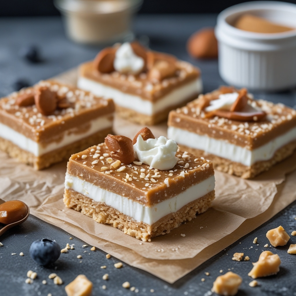 Greek Yogurt PB Fit Protein Bars Recipe