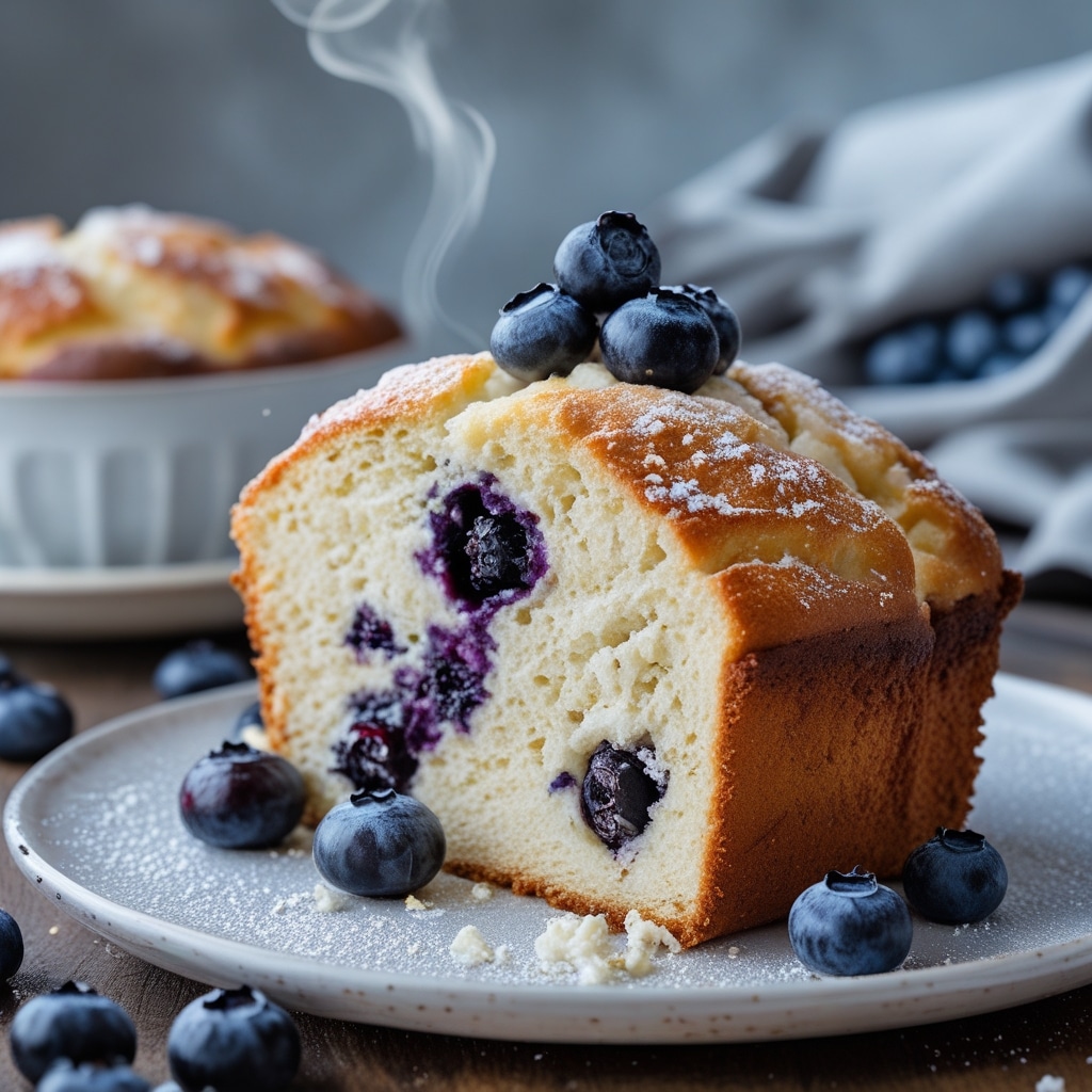 Blueberry Fluffy Cottage Cheese Cloud Bread Recipe