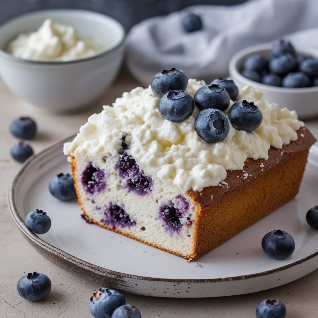 The Best Cottage Cheese Blueberry Cloud Bread