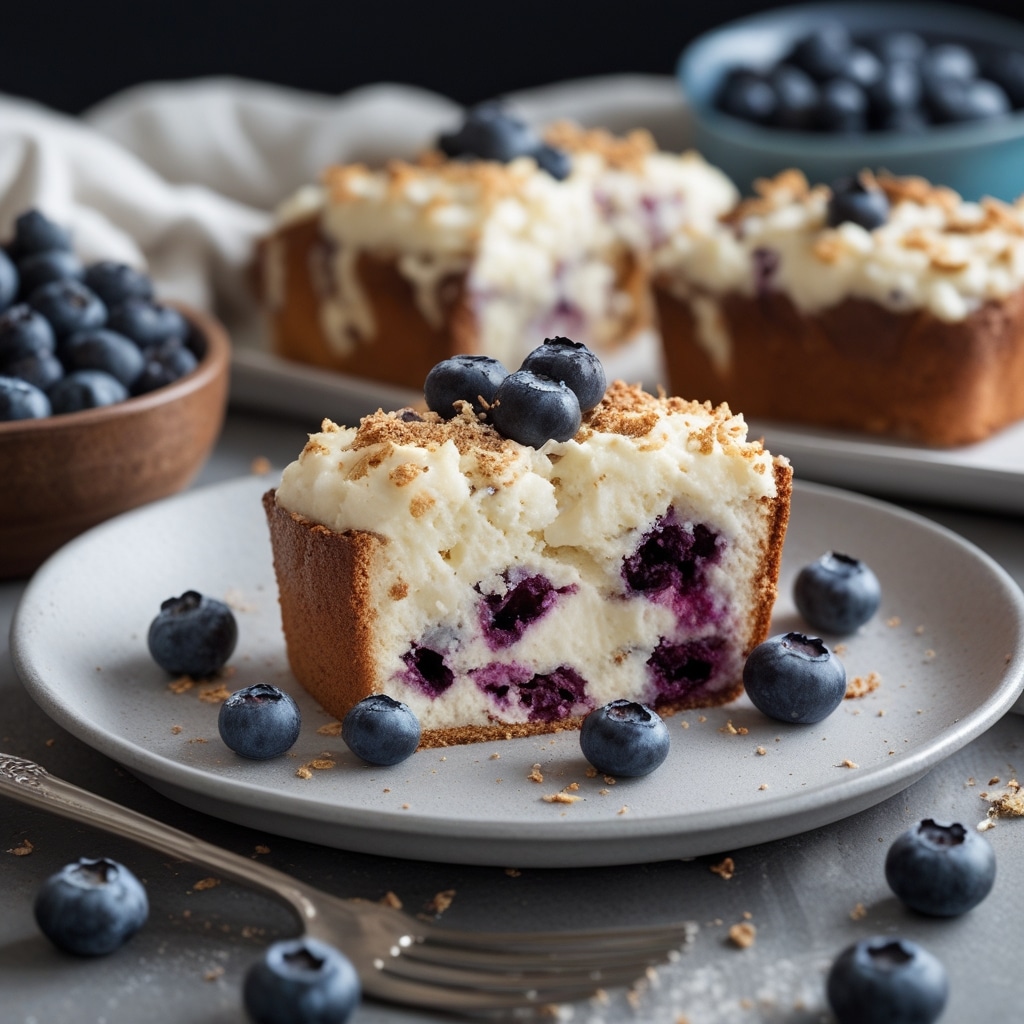 The Best Cottage Cheese Blueberry Cloud Bread