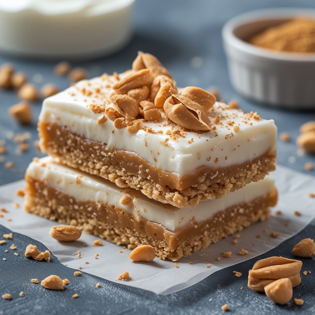 Greek Yogurt PB Fit Protein Bars Recipe (Only 4 Ingredients)