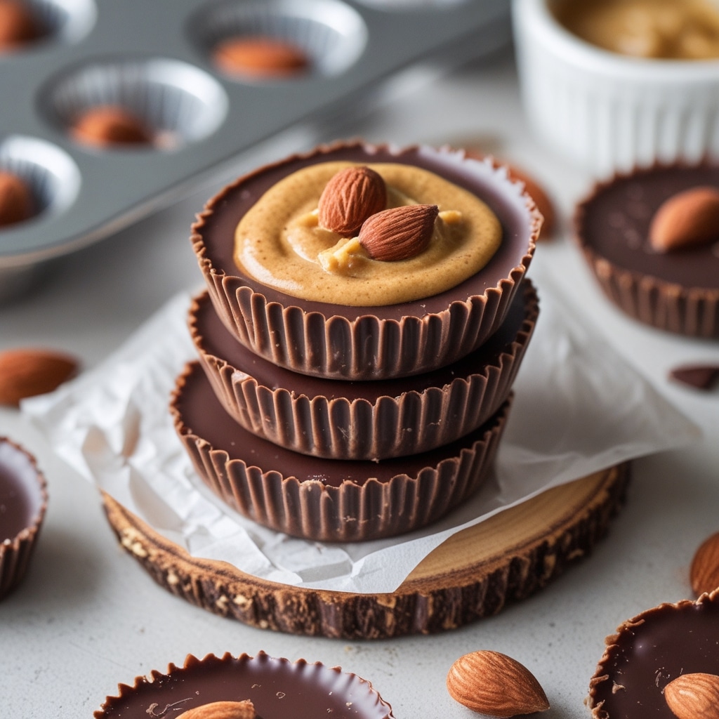 Keto Chocolate Almond Butter Cups