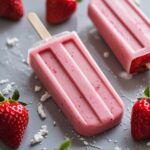 Strawberry Cottage Cheese Smoothie Pops