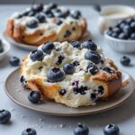 Blueberry Fluffy Cottage Cheese Cloud Bread