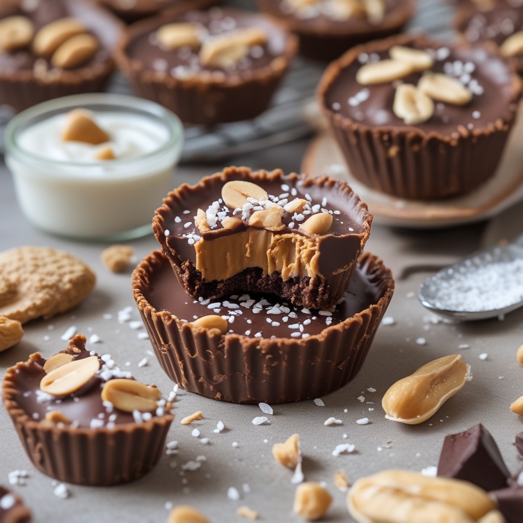 No-Bake Peanut Butter Protein Cups