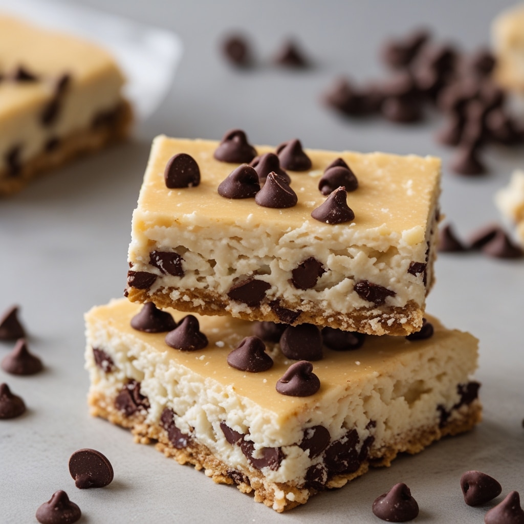High-Protein Chocolate Chip Cottage Cheese Bars