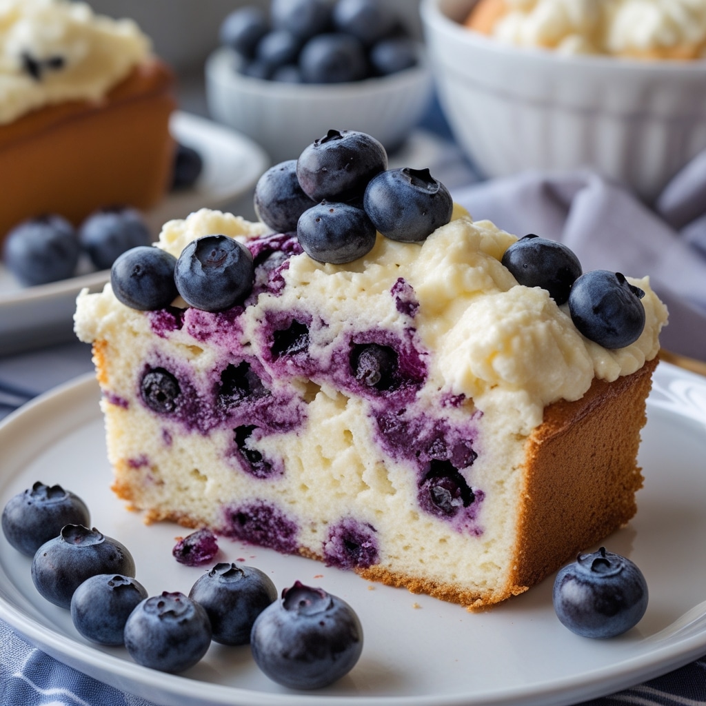 Cottage Cheese Blueberry Cloud Bread