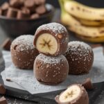 Frozen Chocolate Peanut Butter Banana Bites