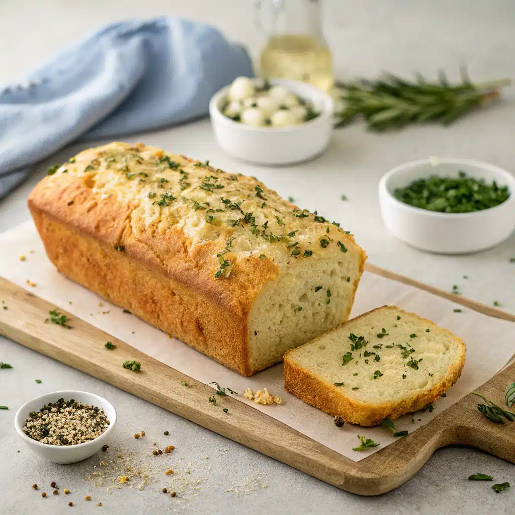Parmesan Herb Keto Bread