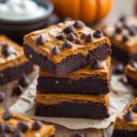 Pumpkin Workout Brownies
