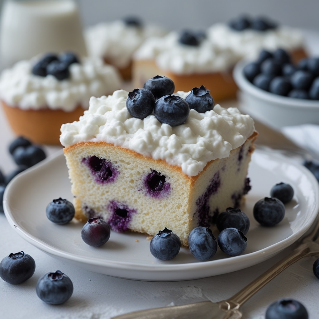 Blueberry Fluffy Cottage Cheese Cloud Bread
