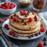 Cottage Cheese Chocolate Chip Pancakes